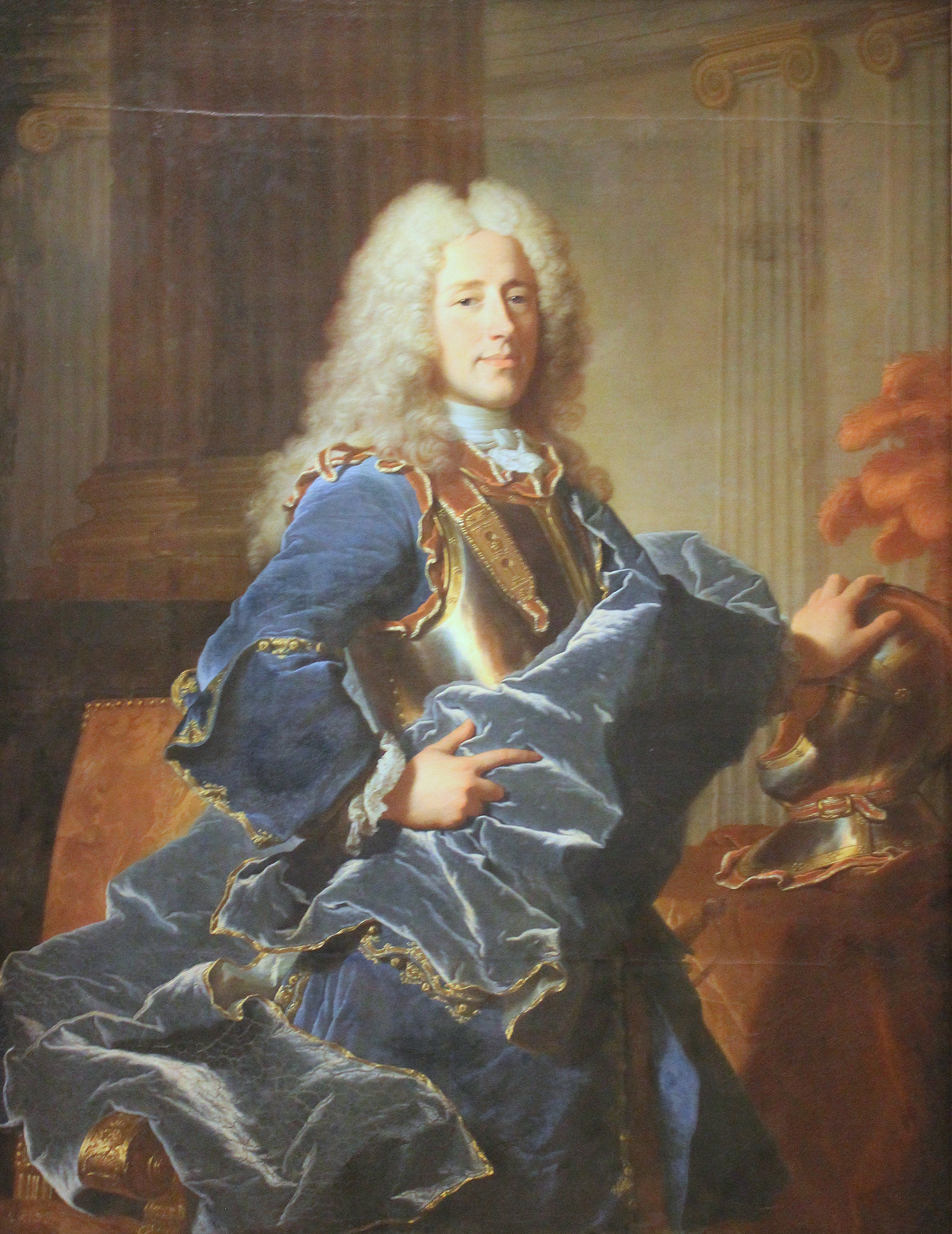 Portrait de Konrad Detlef, comte von Dehn - Hyacinthe Rigaud