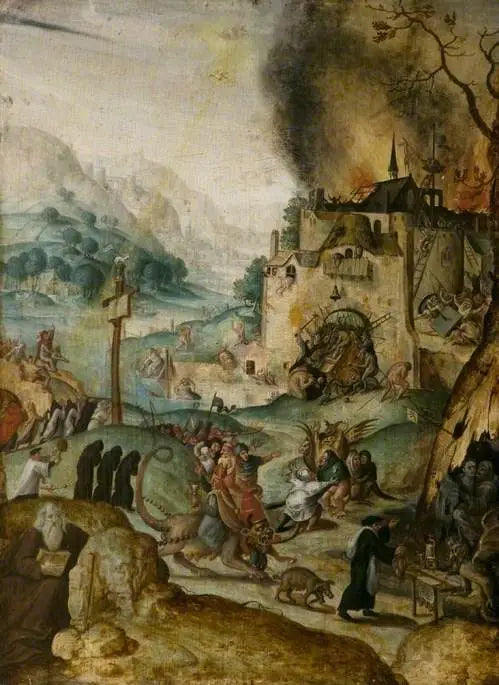 La Tentation de Saint Antoine - Hieronymus Bosch - Alpha Reproduction