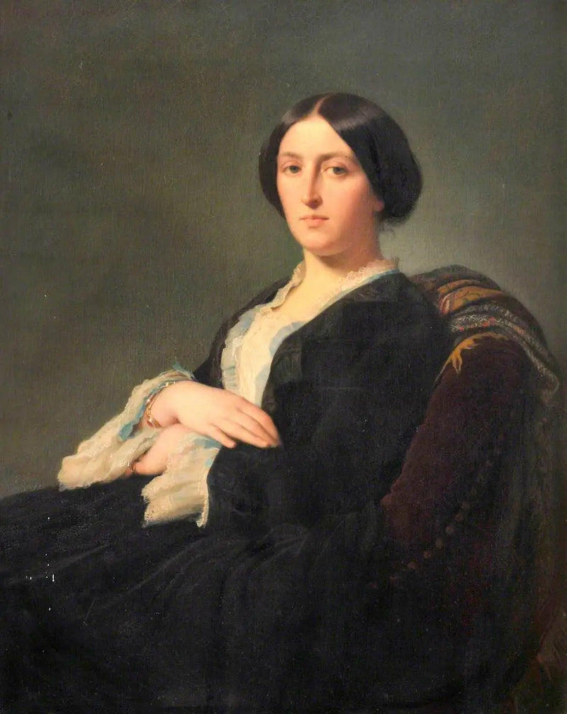 Mary Buddicom (1822-1892), doğum adı Marie Jeanne Hownam - Hippolyte Flandrin