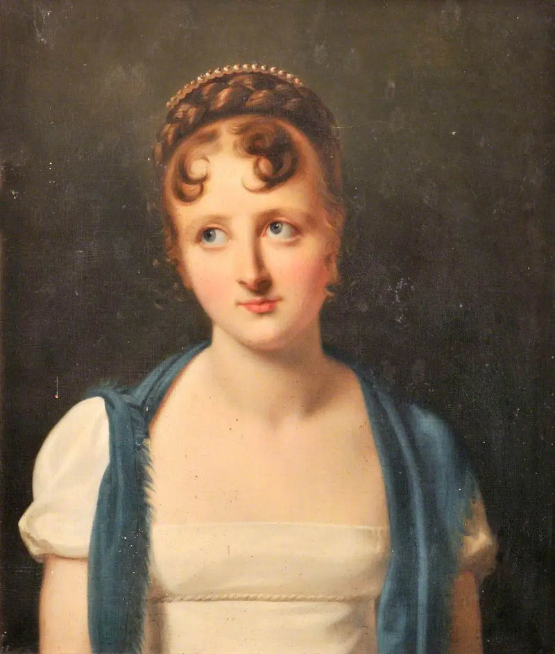 Bilinmeyen Bir Kadının Portresi - Hippolyte Flandrin