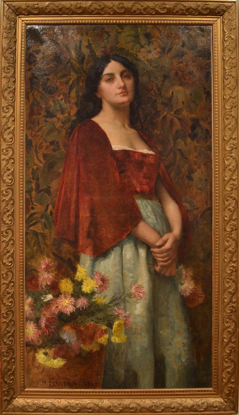 İtalyan Portresi - Hippolyte Flandrin