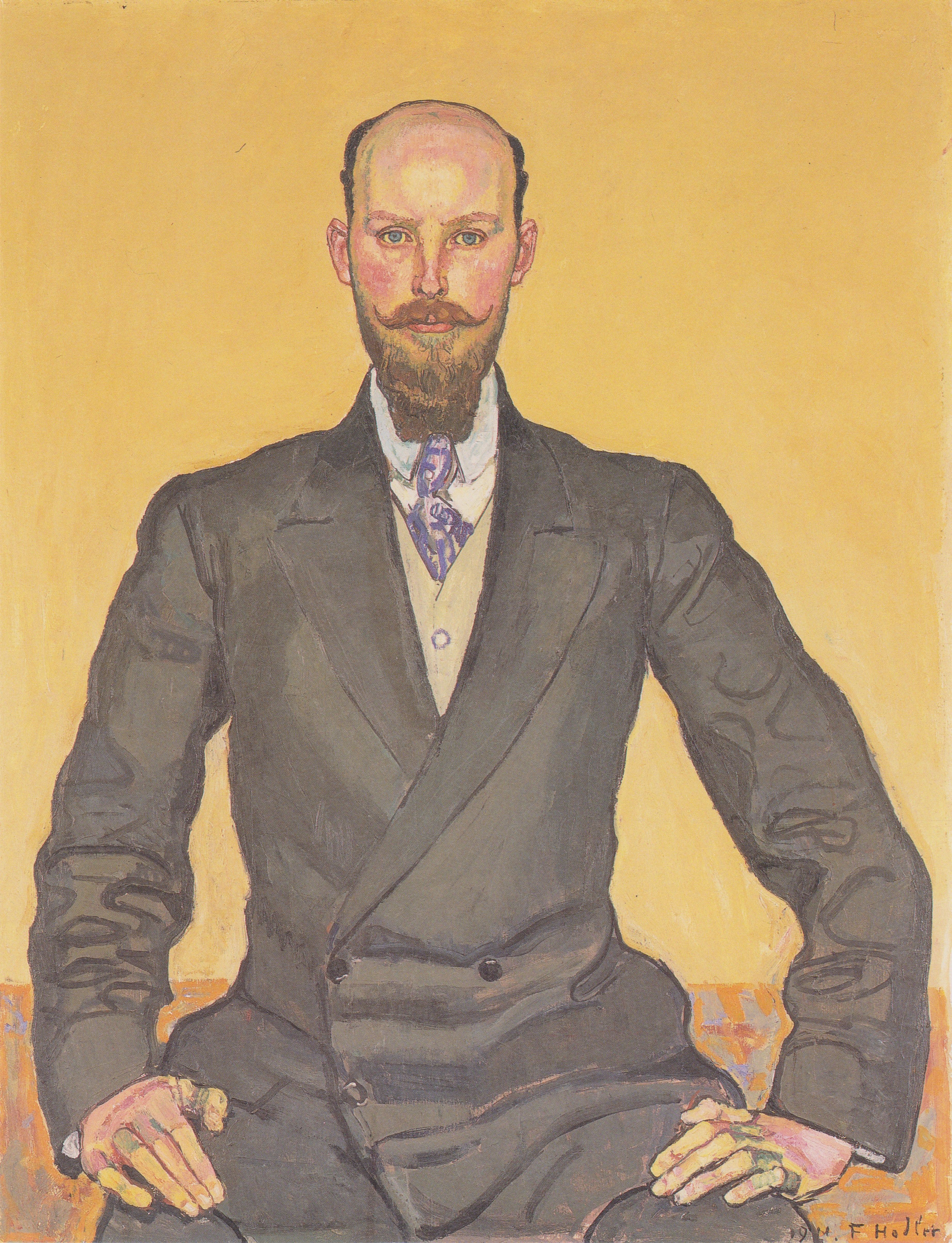 Bildnis Willy Russ - Ferdinand Hodler