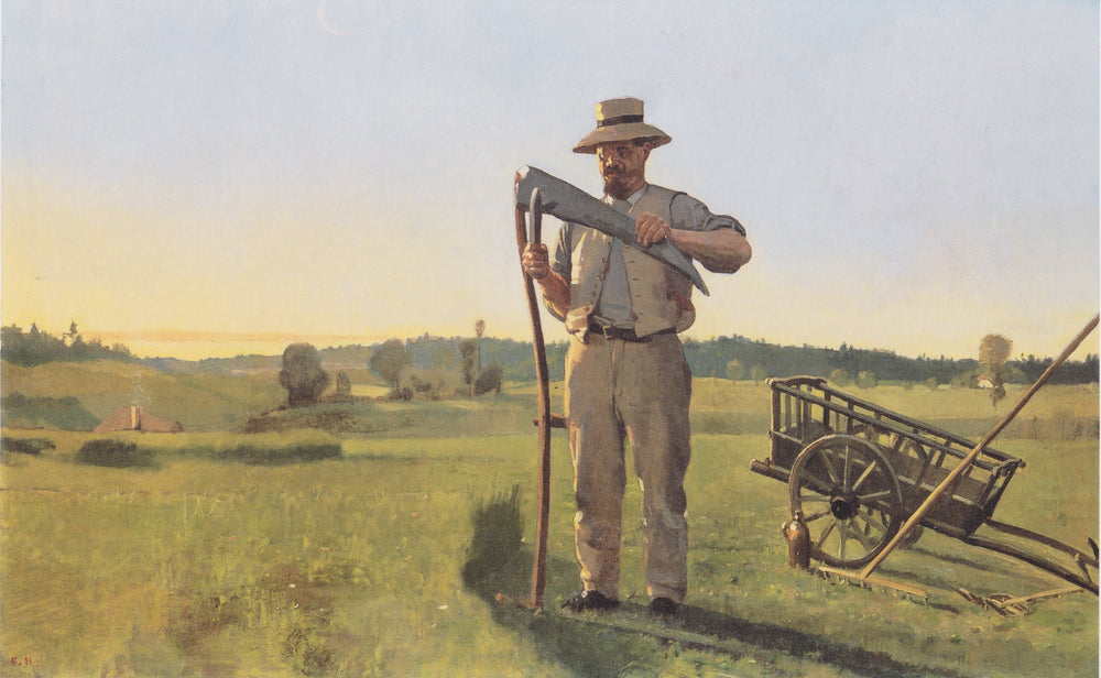 Le Faucheur - Ferdinand Hodler - Alpha Reproduction