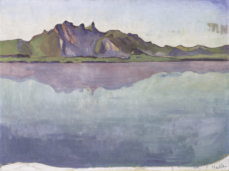 Thun Gölü ve Stockhorn - Ferdinand Hodler