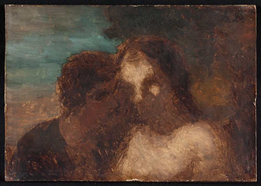 La Confidence ou Le baiser de Judas - Honoré Daumier - Alpha Reproduction