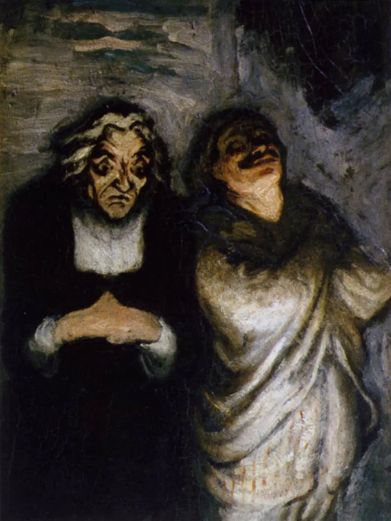 Komedi Sahnesi - Honoré Daumier