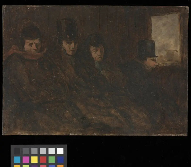 İkinci sınıf araba - Honoré Daumier