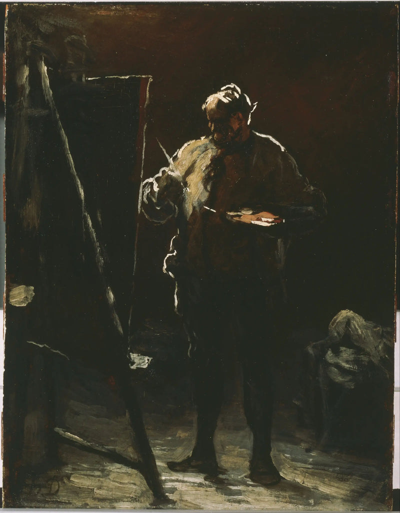 Ressam Atölyesinde - Honoré Daumier