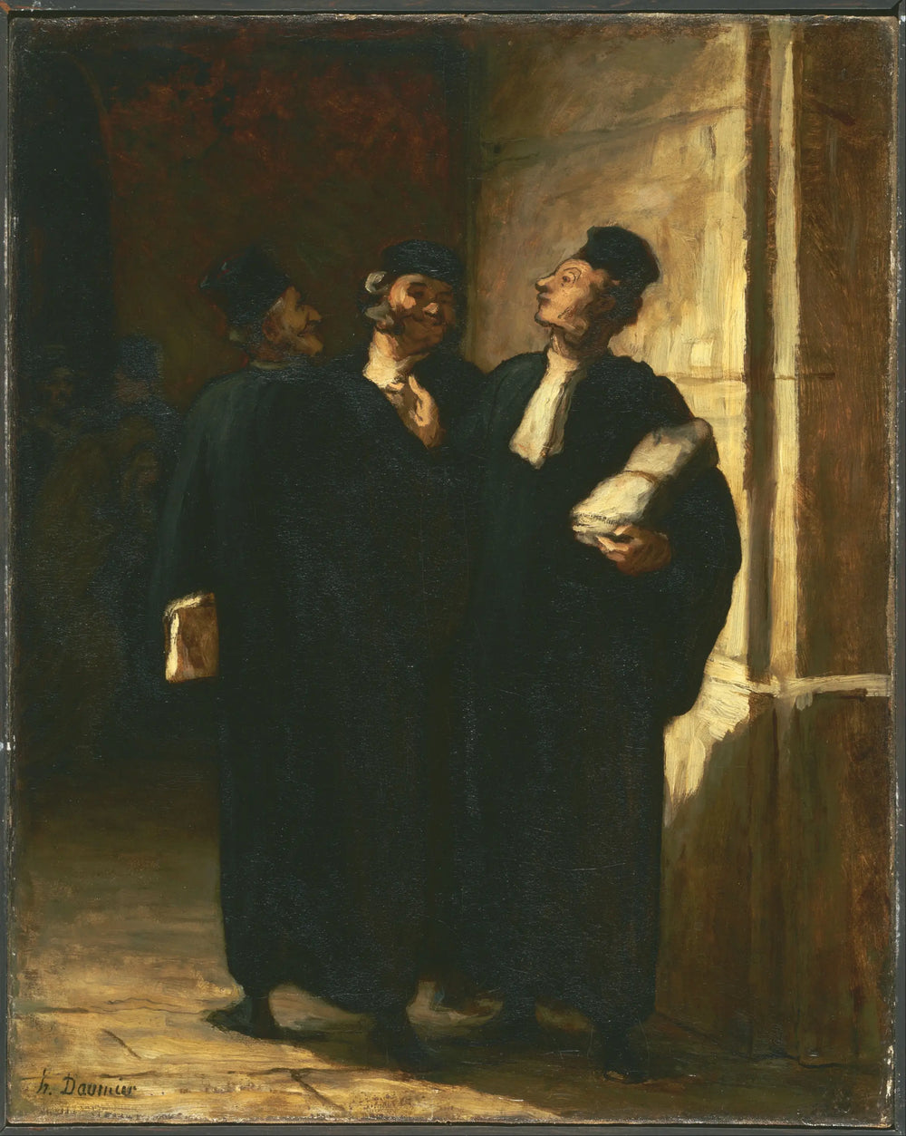 Trois avocats - Honoré Daumier - Alpha Reproduction