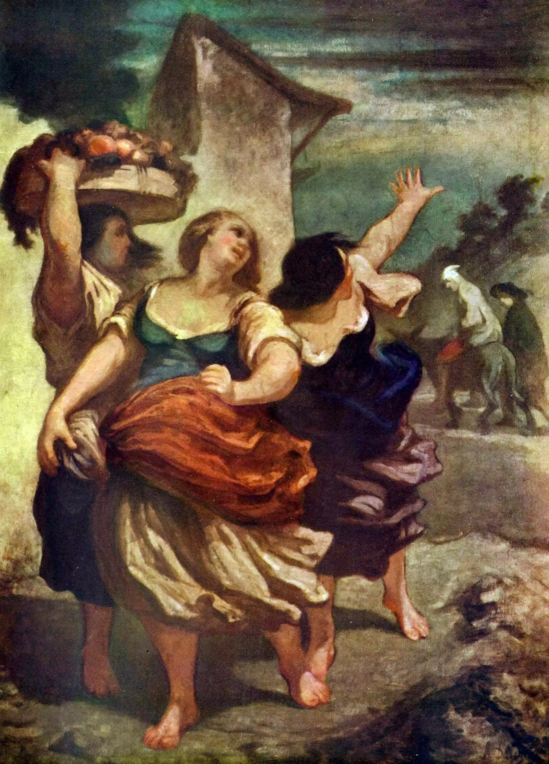 Uncu, Oğlunun ve Eşeğin Resmi - Honore Daumier