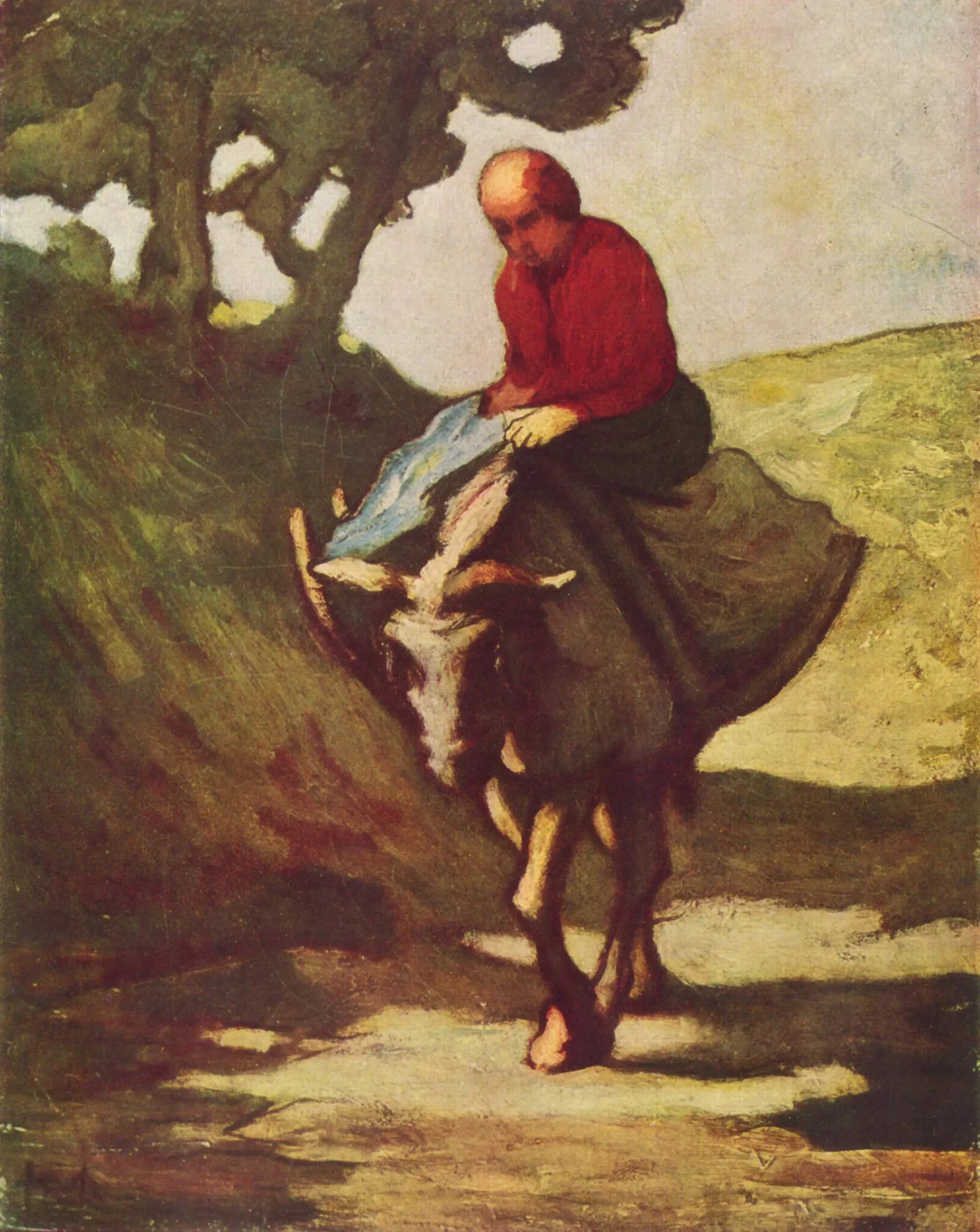 Le retour du marché - Honoré Daumier - Alpha Reproduction