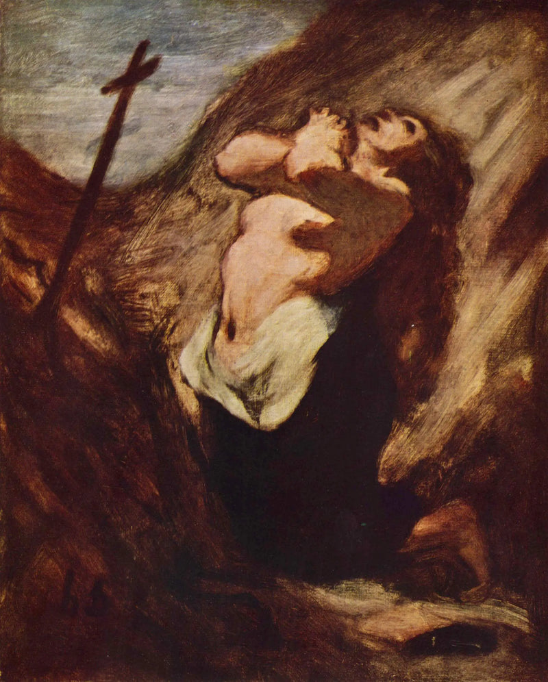 Dua Eden Madeleine - Honore Daumier