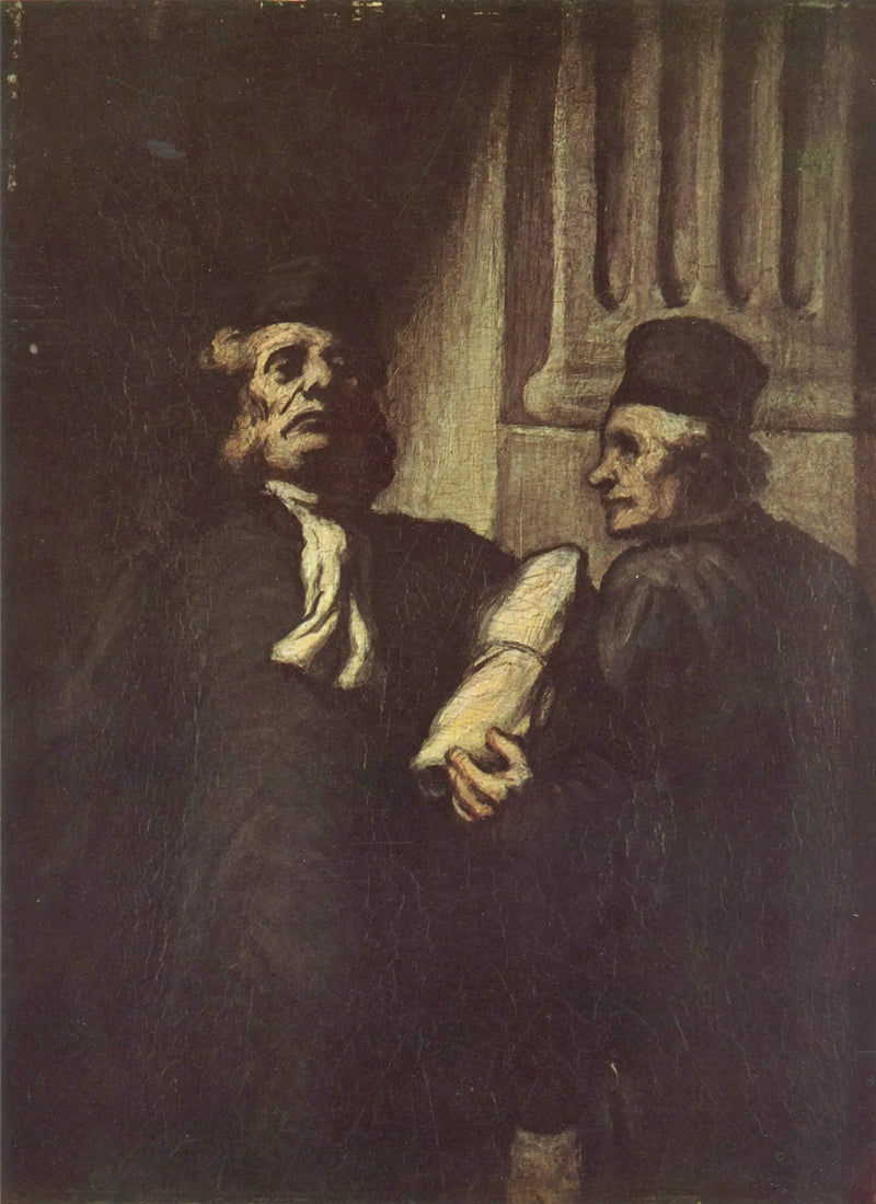 İki Avukat - Honoré Daumier