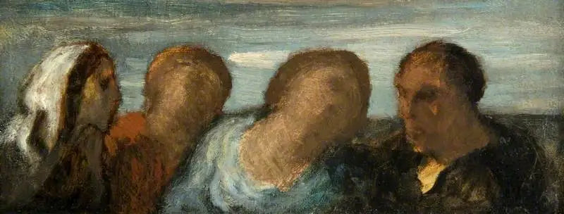 Quatre têtes - Honoré Daumier - Alpha Reproduction