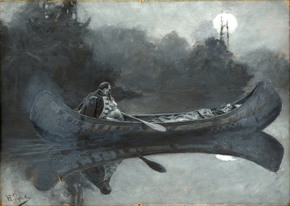 « Ma haine pour lui semblait soudainement avoir pris des ailes » (Un ennemi blessé) - Howard Pyle - Alpha Reproduction
