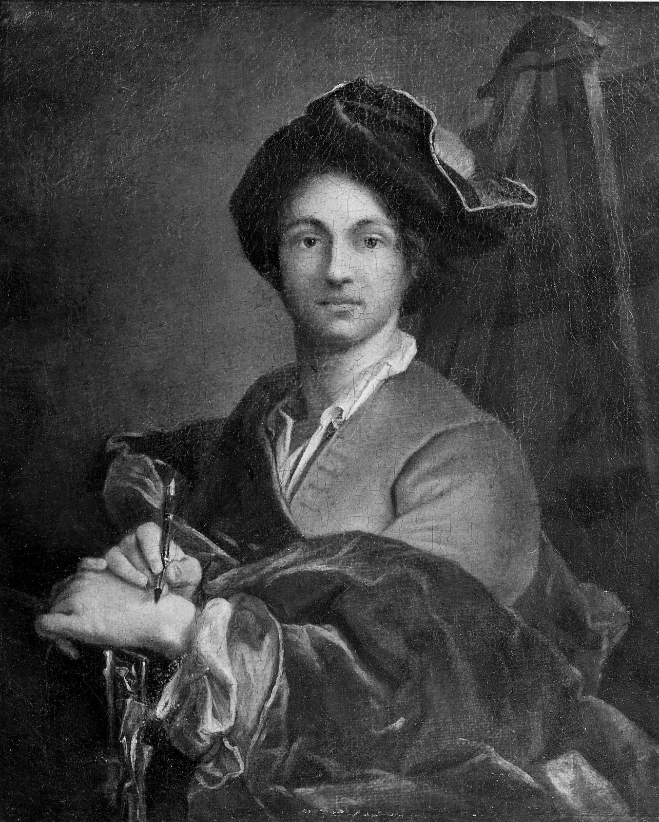 Portrait d'un artiste - Hyacinthe Rigaud