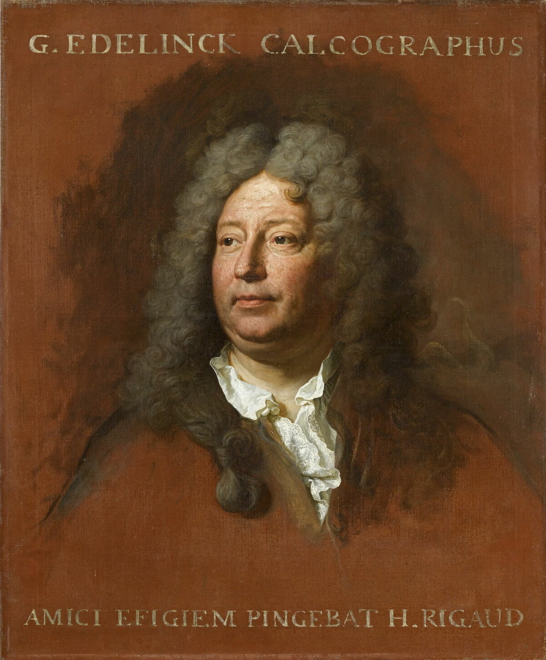 Gérard Edelinck - Hyacinthe Rigaud