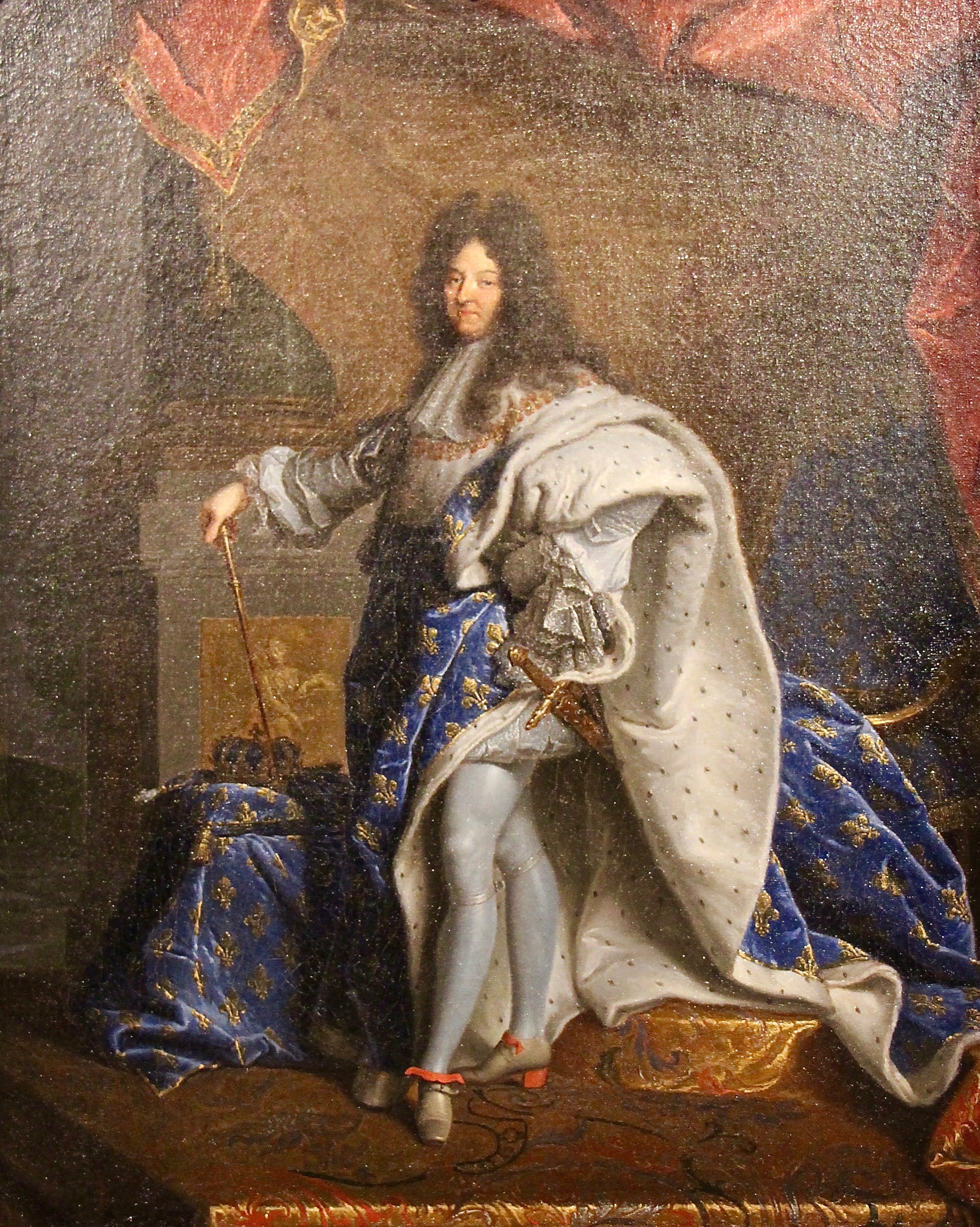 Modello pour le Portrait de Louis XIV en grand costume royal - Hyacinthe Rigaud
