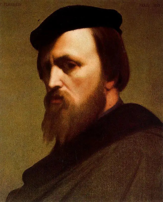 Autoportrait - Hippolyte Flandrin - Alpha Reproduction