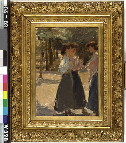 Trois femmes sur une avenue - Isaac Israëls - Alpha Reproduction
