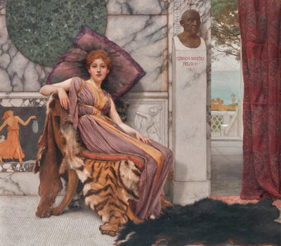 Le Dolce Far Niente (1893) - John William Godward - Alpha Reproduction
