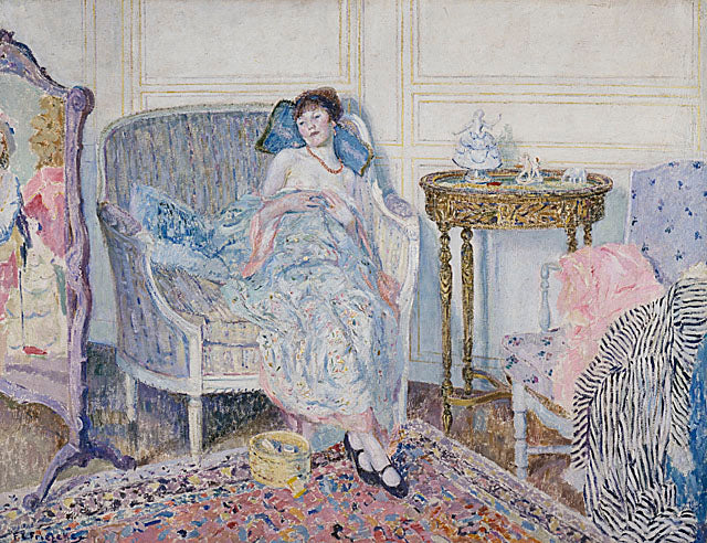 Boudoir'da - Frederick Carl Frieseke