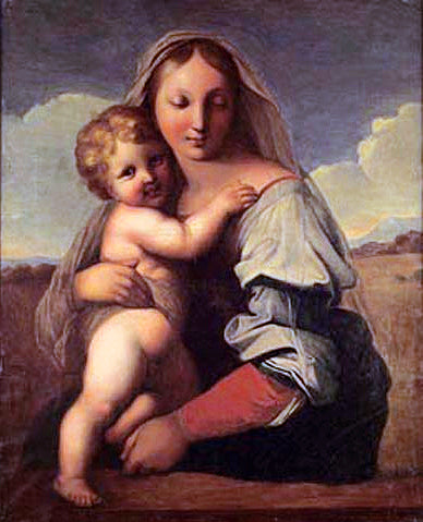 Çocuklu Meryem - Jean-Auguste-Dominique Ingres