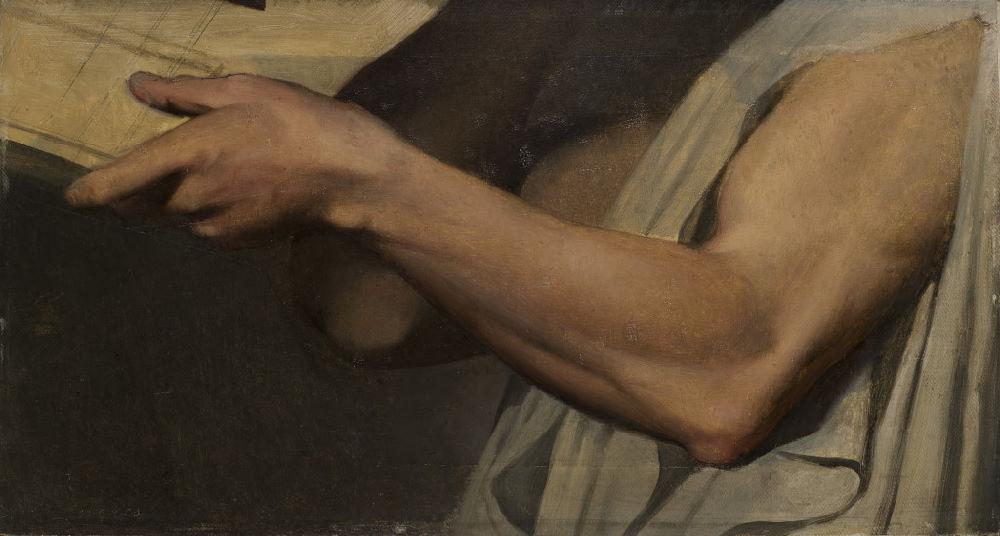 Homeros'un Apotheozu'nda Pindar için Kol Çalışması - Jean-Auguste-Dominique Ingres