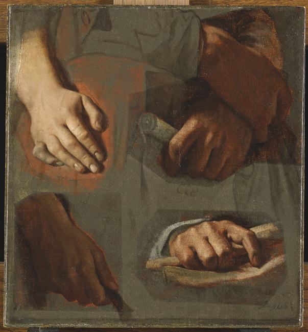Homeros'un Apotheozu için Çalışmalar - Jean-Auguste-Dominique Ingres