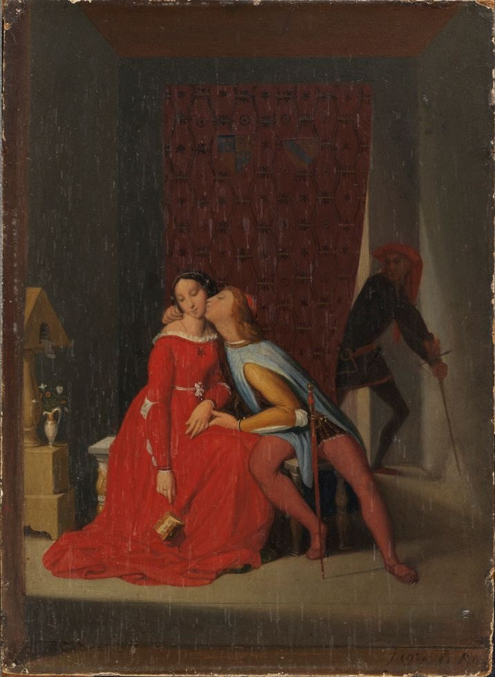 Francesca da Rimini ve Paolo Malatesta - Jean-Auguste-Dominique Ingres