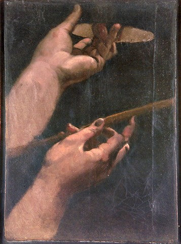 Louis XIII'in İki Eli İçin Çalışma - Jean-Auguste-Dominique Ingres