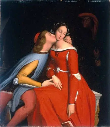 Paolo ve Francesca - Jean-Auguste-Dominique Ingres