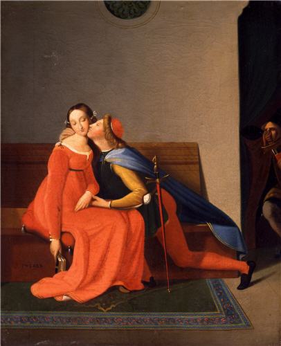Paolo ve Francesca - Jean-Auguste-Dominique Ingres