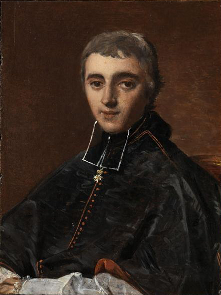 Bonald Abbesi Portresi - Jean-Auguste-Dominique Ingres