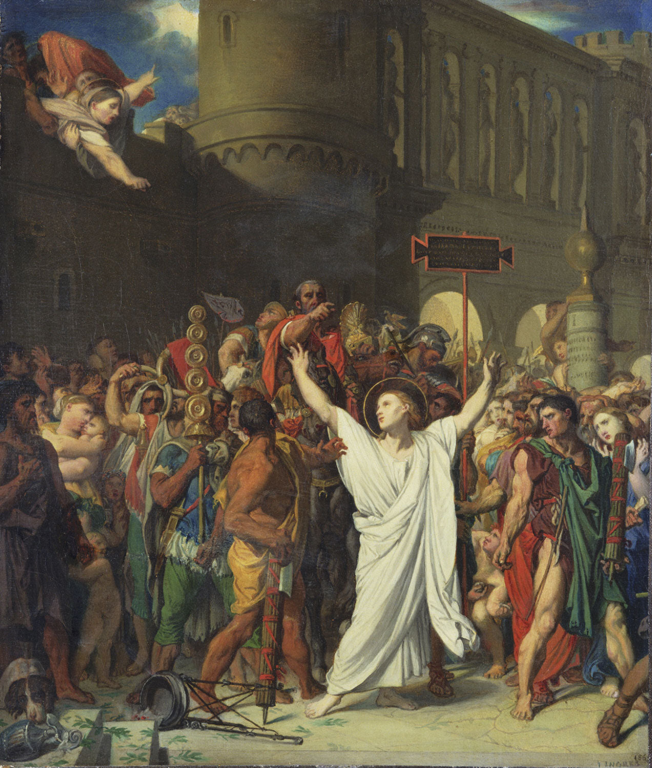 Aziz Symphorien'in Şehitliği - Jean-Auguste-Dominique Ingres
