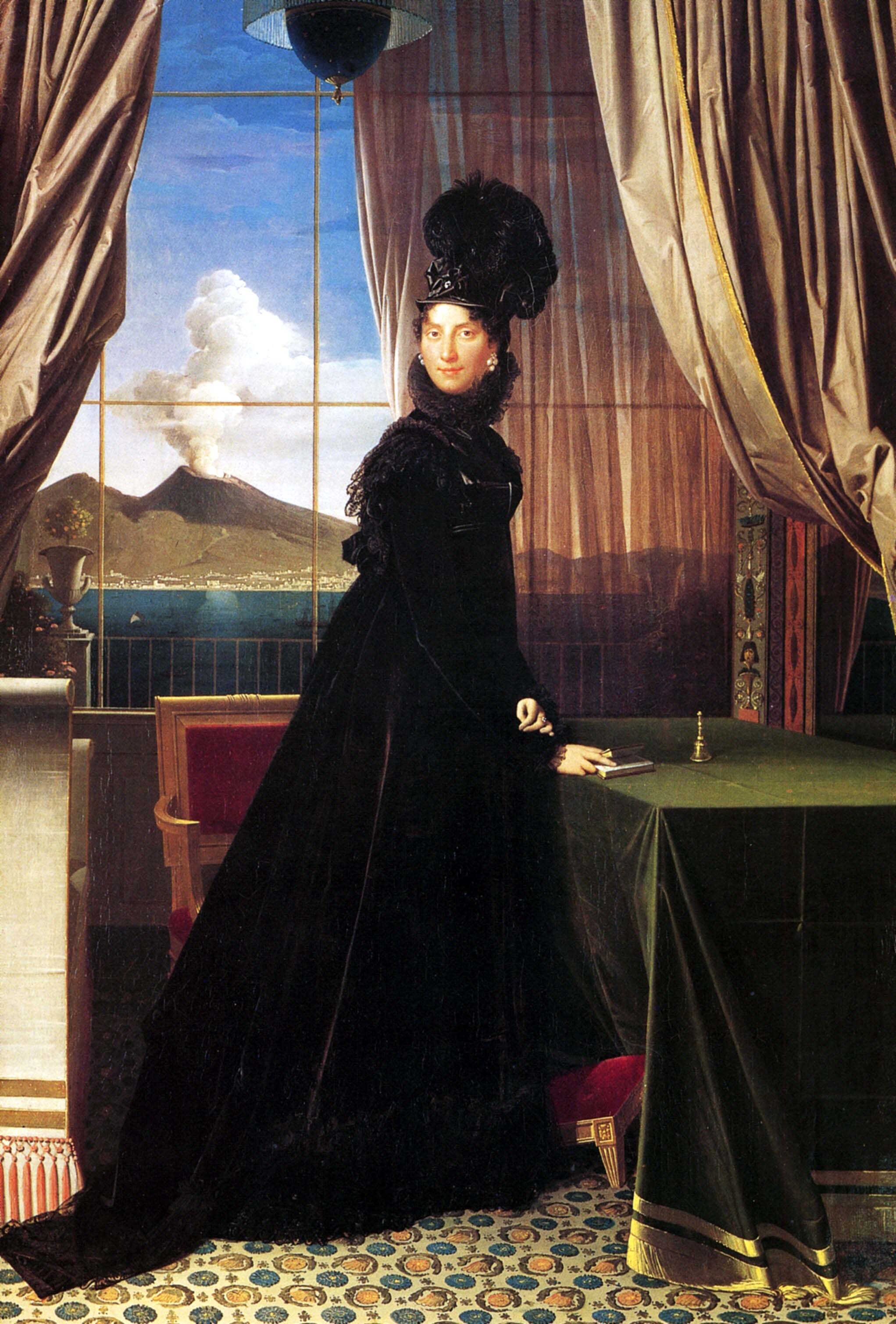 Kraliçe Caroline Murat - Jean-Auguste-Dominique Ingres