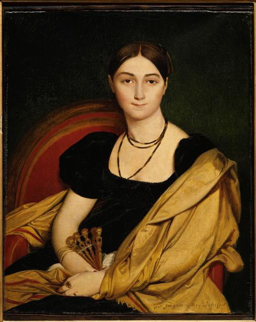 Madame Devauçay Portresi - Jean-Auguste-Dominique Ingres