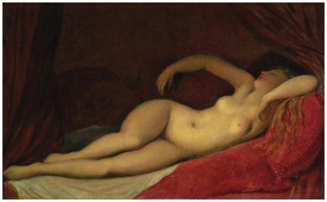 Uyumakta Olan Odalisque - Jean-Auguste-Dominique Ingres