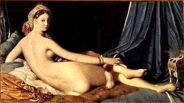Yatarak Odalisque, Büyük Odalisque - Jean-Auguste-Dominique Ingres