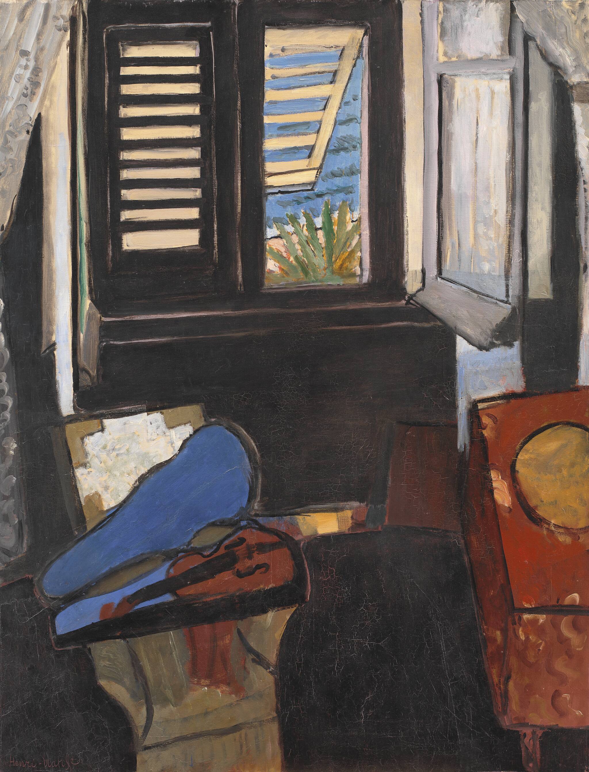 Reproduction du tableau « Intérieur au violon - Henri Matisse » par Alpha Reproduction en peinture à l’huile