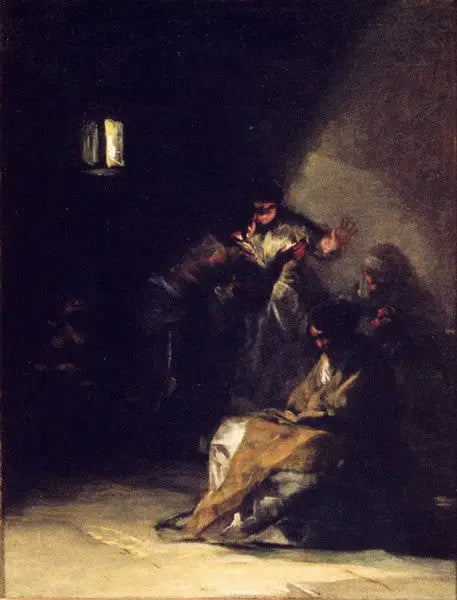 Bir Hapishane İç Görünümü - Francisco de Goya