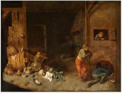 Bir Çiftlik İç Mekanı - David Teniers le Jeune