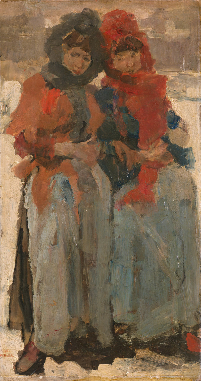 İki Kız Karda - Isaac Israëls
