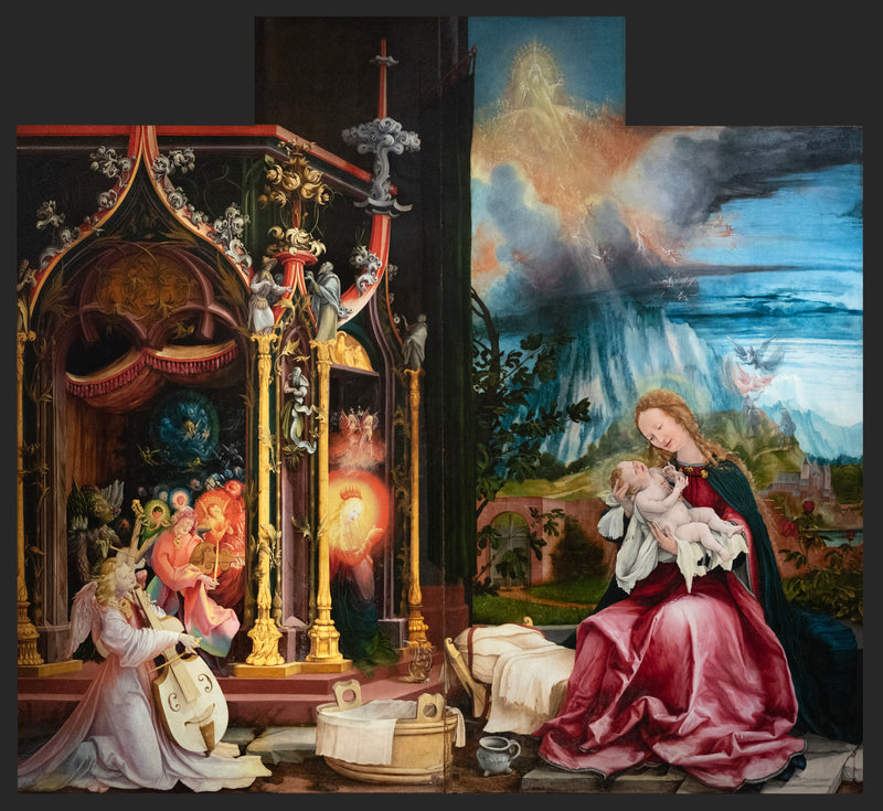 Melekler Konseri ve Doğuş - Matthias Grünewald