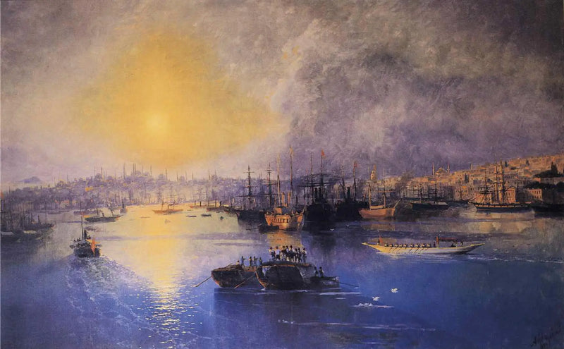 İstanbul'da Gün Batımı - Ivan Aïvazovski