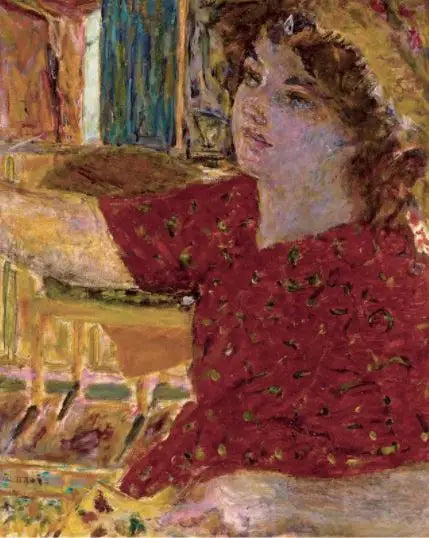 GENÇ KADIN RESİM YAPARKEN - Pierre Bonnard