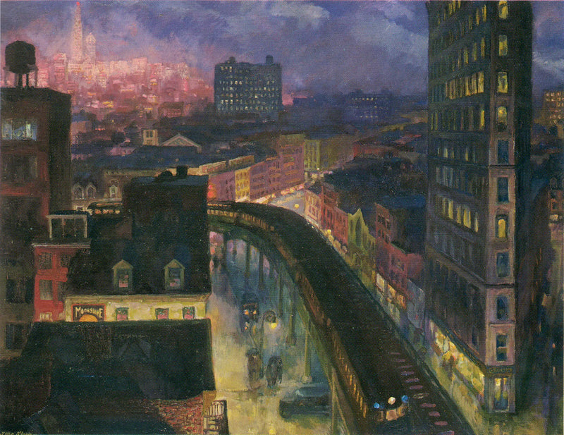 Greenwich Village'den Şehir - John Sloan
