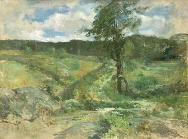 Manzara, Branchville - John Henry Twachtman