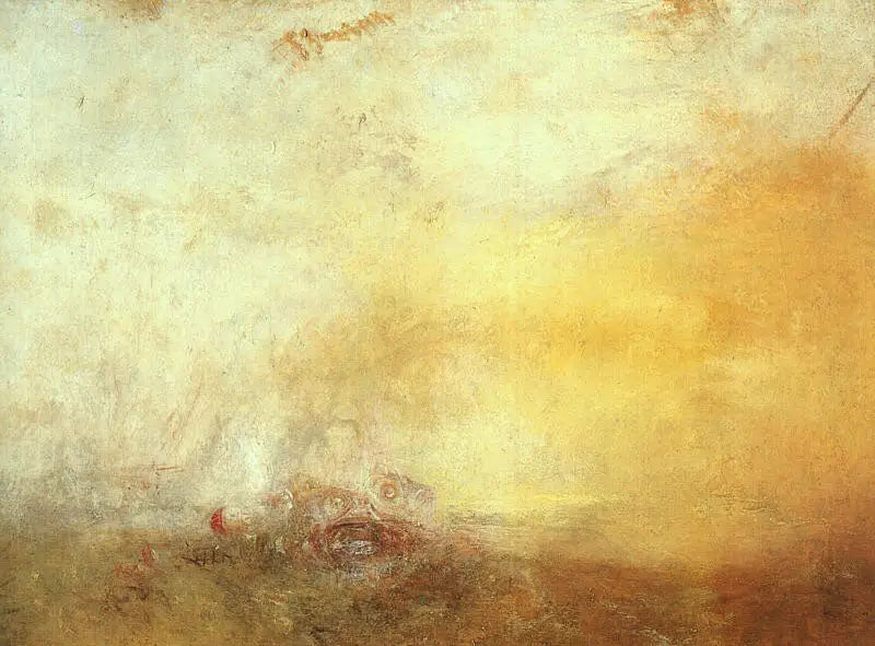 Deniz Canavarı ile Güneşin Doğuşu - J. M. W. Turner