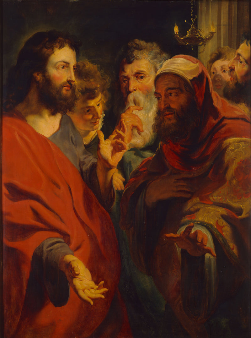 Le Christ instruisant Nicodème - Jacob Jordaens